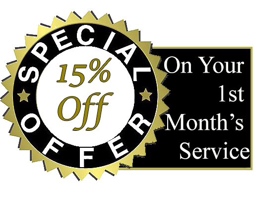 At ER Janitorial Services we give appretiate our customers who make us their exclusive cleaning provider and as a reward we ER Janitorial Services give them 15% discount off their first month of cleanig service.